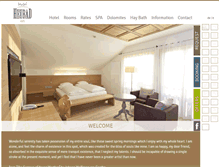 Tablet Screenshot of hotelheubad.com